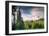 Afternoon Sun at Mount Hood Meadow, Government Camp, Oregon-Vincent James-Framed Photographic Print