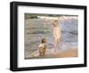 Afternoon Sun, Valencia Beach, 1910-Joaqu?n Sorolla y Bastida-Framed Giclee Print