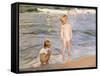 Afternoon Sun, Valencia Beach, 1910-Joaqu?n Sorolla y Bastida-Framed Stretched Canvas