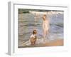 Afternoon Sun, Valencia Beach, 1910-Joaqu?n Sorolla y Bastida-Framed Giclee Print