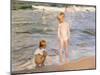 Afternoon Sun, Valencia Beach, 1910-Joaqu?n Sorolla y Bastida-Mounted Giclee Print