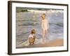 Afternoon Sun, Valencia Beach, 1910-Joaqu?n Sorolla y Bastida-Framed Giclee Print