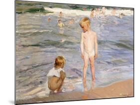 Afternoon Sun, Valencia Beach, 1910-Joaqu?n Sorolla y Bastida-Mounted Giclee Print