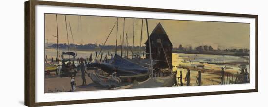 Afternoon Sunlight, Bosham: The Collie Sea Dog, 2011-Peter Brown-Framed Giclee Print