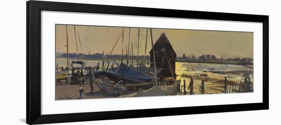 Afternoon Sunlight, Bosham: The Collie Sea Dog, 2011-Peter Brown-Framed Giclee Print