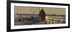 Afternoon Sunlight, Bosham: The Collie Sea Dog, 2011-Peter Brown-Framed Giclee Print