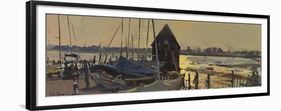 Afternoon Sunlight, Bosham: The Collie Sea Dog, 2011-Peter Brown-Framed Giclee Print