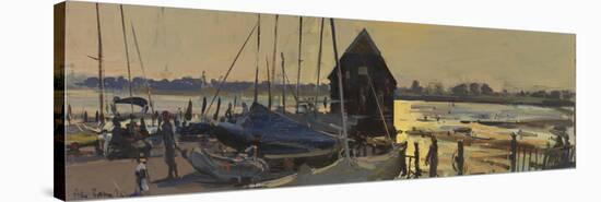 Afternoon Sunlight, Bosham: The Collie Sea Dog, 2011-Peter Brown-Stretched Canvas