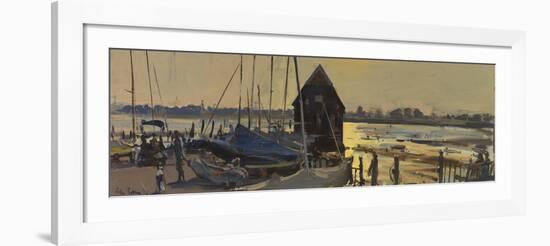 Afternoon Sunlight, Bosham: The Collie Sea Dog, 2011-Peter Brown-Framed Giclee Print