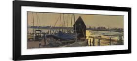 Afternoon Sunlight, Bosham: The Collie Sea Dog, 2011-Peter Brown-Framed Giclee Print