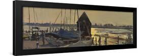 Afternoon Sunlight, Bosham: The Collie Sea Dog, 2011-Peter Brown-Framed Giclee Print