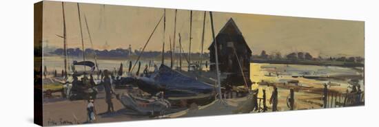 Afternoon Sunlight, Bosham: The Collie Sea Dog, 2011-Peter Brown-Stretched Canvas