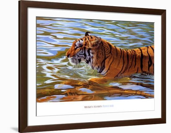 Afternoon Swim-Mickey Flodin-Framed Art Print