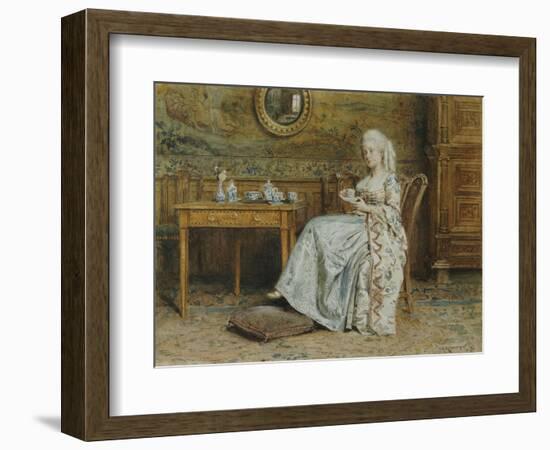 Afternoon Tea, 1876-George Goodwin Kilburne-Framed Giclee Print