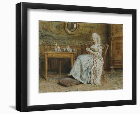 Afternoon Tea, 1876-George Goodwin Kilburne-Framed Giclee Print
