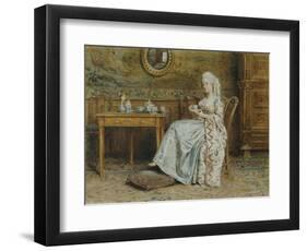 Afternoon Tea, 1876-George Goodwin Kilburne-Framed Giclee Print