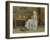 Afternoon Tea, 1876-George Goodwin Kilburne-Framed Giclee Print