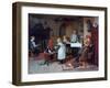 Afternoon Tea, 1895-Harry Brooker-Framed Giclee Print