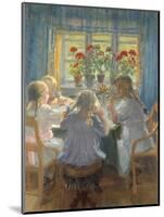 Afternoon Tea, 1919-Anna Kirstine Ancher-Mounted Giclee Print