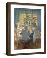 Afternoon Tea, 1919-Anna Kirstine Ancher-Framed Giclee Print