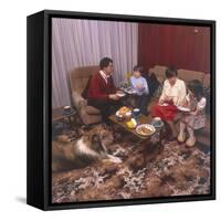 Afternoon Tea 1981-null-Framed Stretched Canvas