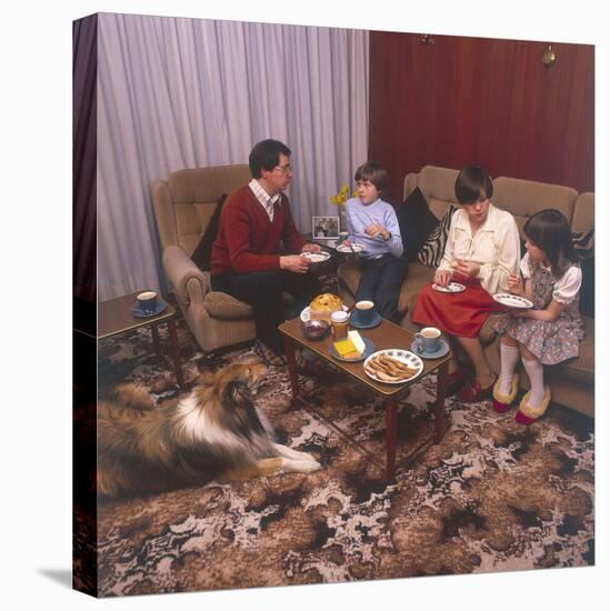 Afternoon Tea 1981-null-Stretched Canvas