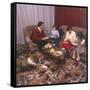 Afternoon Tea 1981-null-Framed Stretched Canvas