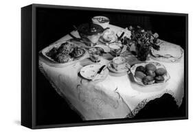 Afternoon Tea and Cakes-null-Framed Stretched Canvas