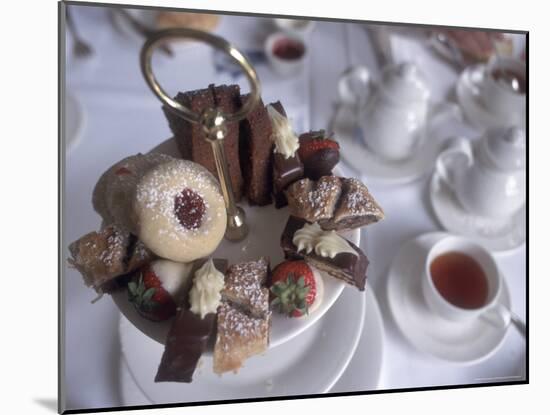 Afternoon Tea at the Butchart Gardens, Vancouver Island, British Columbia, Canada-Connie Ricca-Mounted Photographic Print