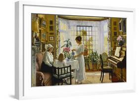 Afternoon Tea, c.1914-Paul Fischer-Framed Giclee Print