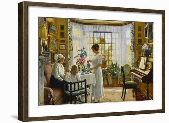 Afternoon Tea, c.1914-Paul Fischer-Framed Giclee Print