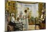 Afternoon Tea, c.1914-Paul Fischer-Mounted Giclee Print