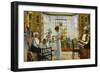 Afternoon Tea, c.1914-Paul Fischer-Framed Giclee Print