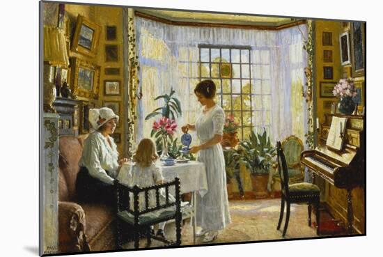 Afternoon Tea, c.1914-Paul Fischer-Mounted Giclee Print