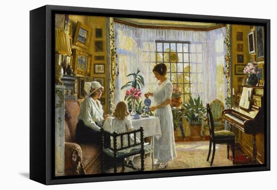 Afternoon Tea, c.1914-Paul Fischer-Framed Stretched Canvas