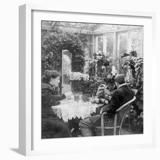 Afternoon Tea, Late 19th Century-null-Framed Giclee Print
