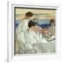 Afternoon Tea on the Terrace-Frederick Carl Frieseke-Framed Giclee Print