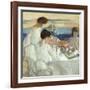 Afternoon Tea on the Terrace-Frederick Carl Frieseke-Framed Giclee Print