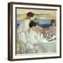 Afternoon Tea on the Terrace-Frederick Carl Frieseke-Framed Giclee Print