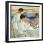 Afternoon Tea on the Terrace-Frederick Carl Frieseke-Framed Giclee Print