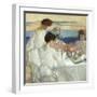 Afternoon Tea on the Terrace-Frederick Carl Frieseke-Framed Giclee Print