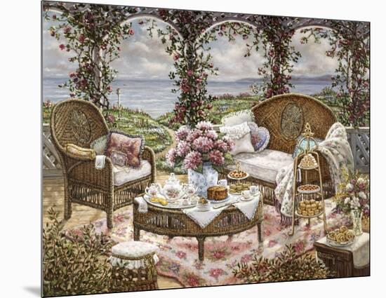 Afternoon Tea-Janet Kruskamp-Mounted Art Print