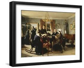 Afternoon Tea-Peter Ilsted-Framed Giclee Print