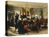 Afternoon Tea-Peter Ilsted-Stretched Canvas