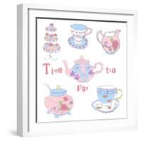 Afternoon Tea-Anna Platts-Framed Giclee Print