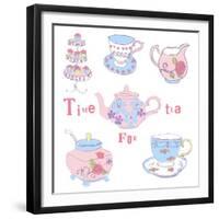 Afternoon Tea-Anna Platts-Framed Giclee Print