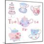 Afternoon Tea-Anna Platts-Mounted Giclee Print