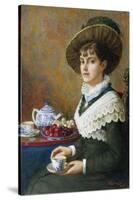 Afternoon Tea-Elizabeth S. Guinness-Stretched Canvas