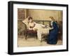 Afternoon Tea-George Goodwin Kilburne-Framed Giclee Print