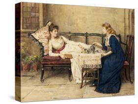 Afternoon Tea-George Goodwin Kilburne-Stretched Canvas